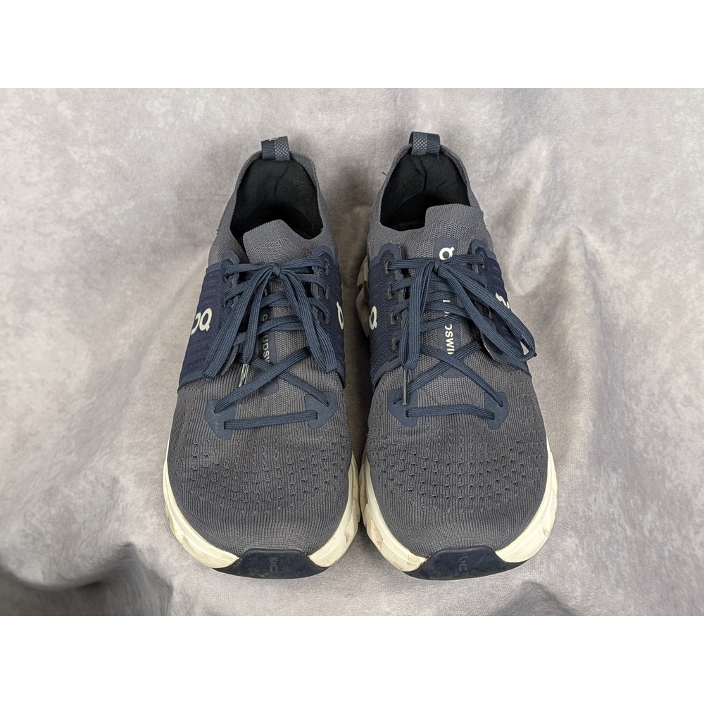 On Running Cloudswift Navy Grey Mens Road Running Shoes US M12‎ EU47 Low Top - Picture 2 of 6